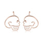 Retro Abstract Skull Drop Earrings Women Travel Fashion Cartoon Earrings