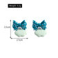 Light Green Cloud Stud Earrings Women Gifts Earring Cute Girls Eardrop Jewelry