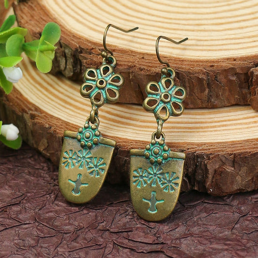 Potted Flower Dangle Earrings Women Fashion Modern Accessories Cute Stylish