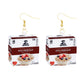 Quick Oats Bag Funny Design Drop Earrings Women Charms Earring Fashion Creative