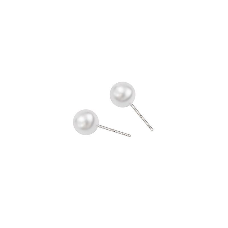 Plain Faux Pearl Stud Earrings Women Ear Modern Accessoires Fashion Jewelry