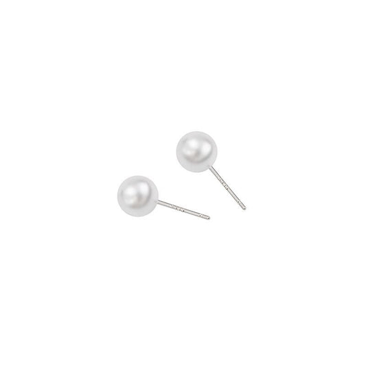 Plain Faux Pearl Stud Earrings Women Ear Modern Accessoires Fashion Jewelry