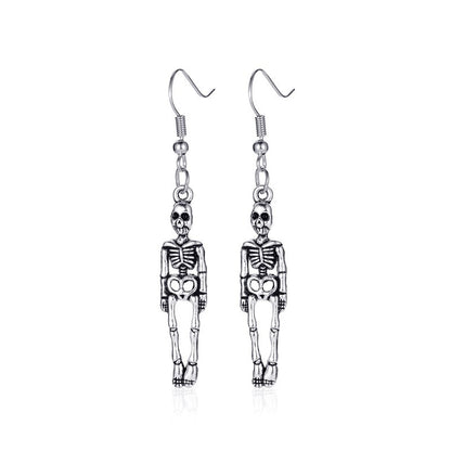 Skeleton Halloween Lady Cute Dangle Earrings for Women Jewelry Girls Earrings