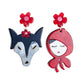 37 Styles Glitter Alien Football Letter Drop Earrings Women Fashion Creative Art