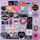 44 Styles Patches With Phrase Iron on Patches For Clothing Embroidery/Fusible