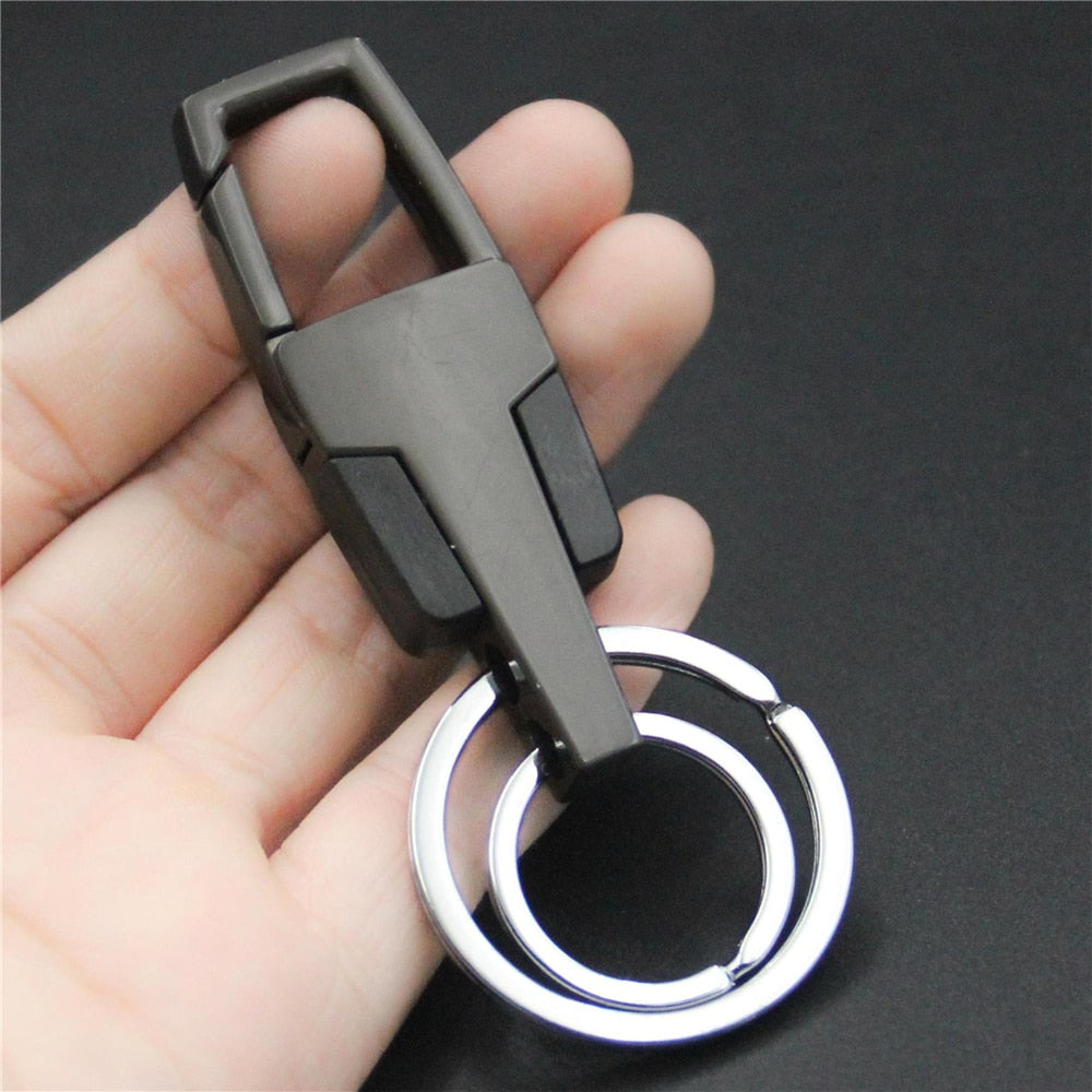 21 Styles PU Leather Keychains For Men Metal Waist Buckle Car Gentleman Business