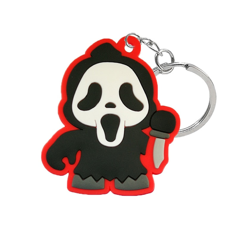 15 Styles Horror Movie Characters Keychain Cartoon Creative Gift Key Holder