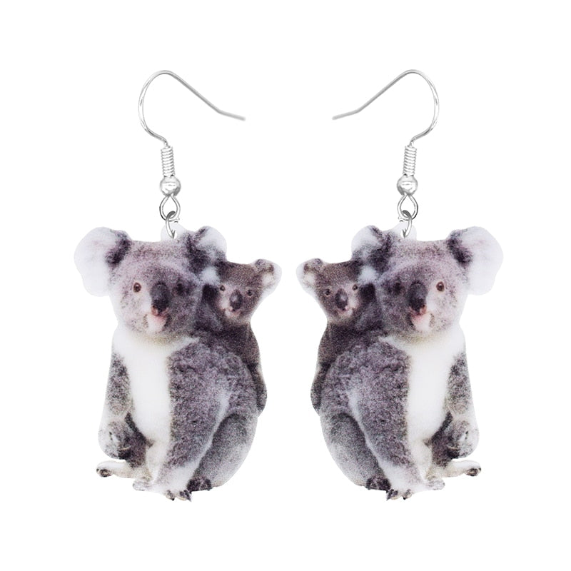 23 Styles Wild and Pet Animals Drop Earrings Women Fashion Creative Art Cute