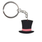 16 Styles Cartoon Pink Castle Cat Hat Funny Keychain Gift Cute Charms Keyring