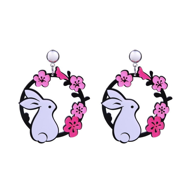 35 Styles Cute Cartoon Dinosaur Roller Skate Funny Drop Earrings Women Travel