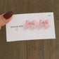 Pink Bow Stud Earrings Female Jewelry Trendy Cute Earrings Accessories