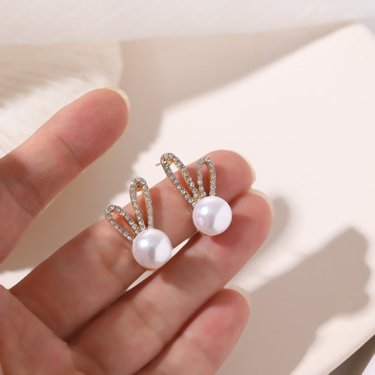Rabbit Ears Stud Earrings Ladies Wedding Party Earring Birthday Jewelry Gifts
