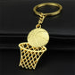 5 Styles Basketball And Net Shape Keychain Charms Basketball Lovers Gift Sports