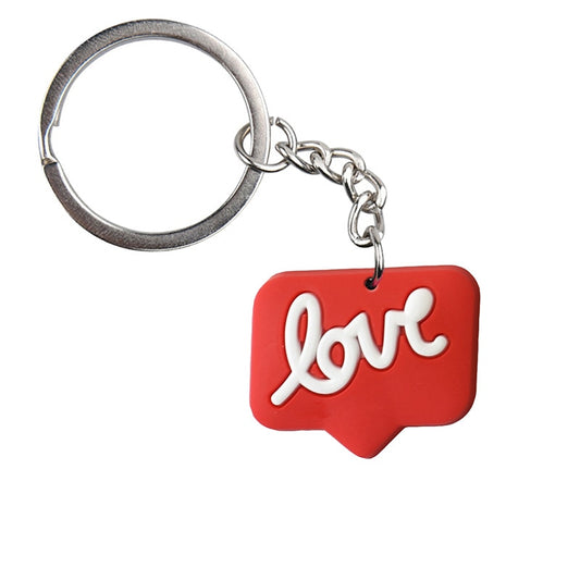 LOVE Keychain Car Keyring Cartoon Creative Pendant Souvenir Gift