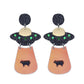 23 Styles Acrylic Astronaut Star Lightning Cat Spaceship Drop Earrings Women