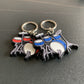 13 Styles Musical Instruments Silicone Pvc Soft Keychain Cartoon Small Gift