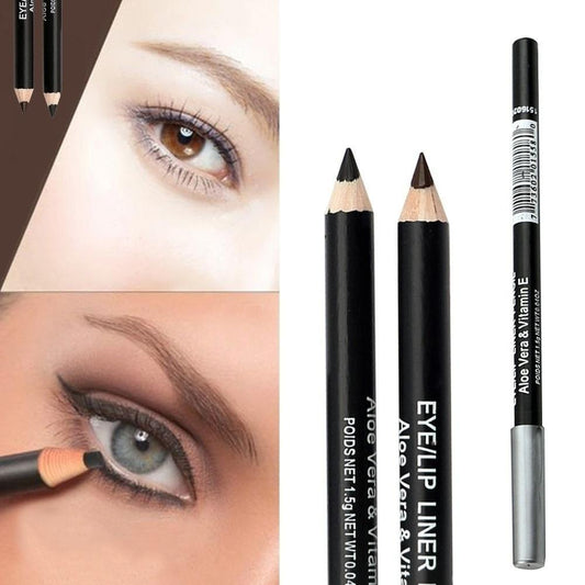 Fashion Professional Makeup Black Brown Eyeliner Eyebrow Pencil Waterproof