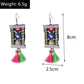 Colorful Tassel Dangle Drop Earrings Women Charms Earring Fashion Creative