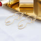 String Design Shape Dangle Earrings Women Girl Fashion Trendy Jewelry