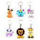 69 Styles Cartoon Characters Animals Anime Keychain Party Gift Cute Keyring