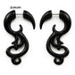 13 Styles Punk Wolf Tooth Spiral Bull Horn Snail Wing Shape Punk Men Earrings