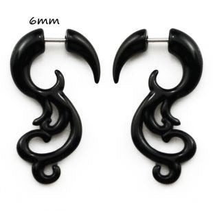 13 Styles Punk Wolf Tooth Spiral Bull Horn Snail Wing Shape Punk Men Earrings