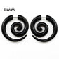 13 Styles Punk Wolf Tooth Spiral Bull Horn Snail Wing Shape Punk Men Earrings