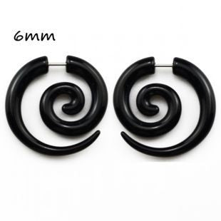 13 Styles Punk Wolf Tooth Spiral Bull Horn Snail Wing Shape Punk Men Earrings