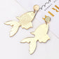 Gold Fish Acrylic Drop Earrings Women Travel Fashion Cartoon Earrings Creative