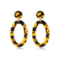 5 Styles Vintage Style Acrylic Oval Drop Earrings Women Fashion Creative Art