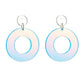 17 Styles Acrylic Iridescent Geometric Laser Dangle Earrings Women Travel
