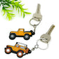 6 Styles Car Shape Vehicle PVC Keychain Cartoon Decoration Charms Key