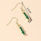 Bamboo Stick Drop Earrings Women Creativity Jewelry Cute Earring Girls Gift