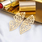 Hollow Out Large Butterfly Wings Earrings Women Girl Fashion Trendy Jewelry