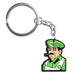 15 Styles Green Leaf High Vibes Style Keychain Car Keyring Cartoon Creative