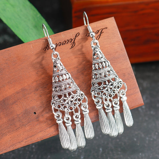 Retro Chandelier Drop Earrings Women Gifts Earring Cute Girls Eardrop Jewelry