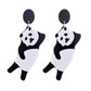 Dancing Acrylic Panda Drop Earrings Women Travel Fashion Cartoon Earrings