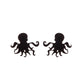Octopus Black Drop Earrings Hip Hop Women Party Gift Jewelry Ear Fashion Pendant
