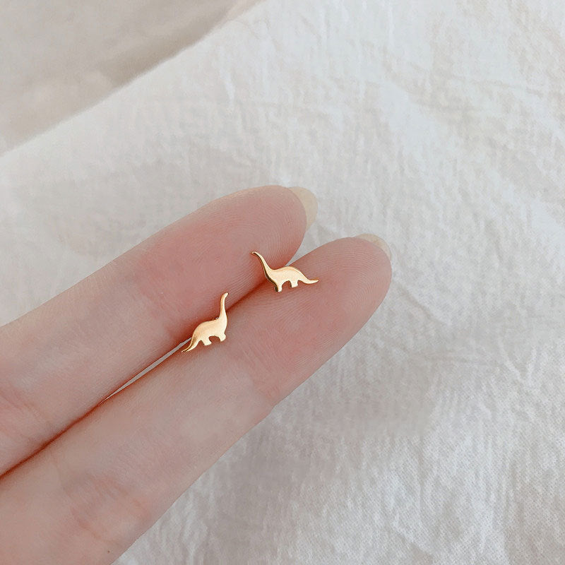 14 Styles Mini Cute Sheep Dolphin Moon Star Heart Rabbit Stud Earrings Women