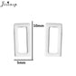 Rectangular Stainless Steel Earrings Women Jewelry Small Studs Gifts Earring