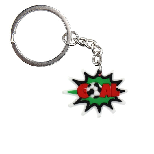 GOAL Soccer Fan Keychain Party Gift Cute Keyring Cartoon DIY Jewelry Souvenir