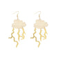 Clouds and Lightning Drop Earrings Women Travel Fashion Cartoon Earrings