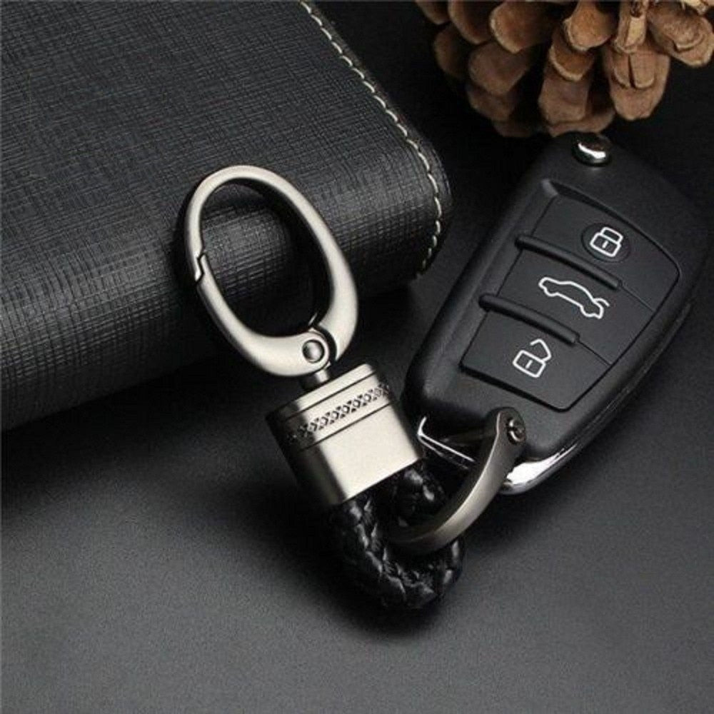 21 Styles PU Leather Keychains For Men Metal Waist Buckle Car Gentleman Business