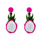 49 Styles Ice Cream Flower Food Drop Earrings Women Travel Fashion Cartoon