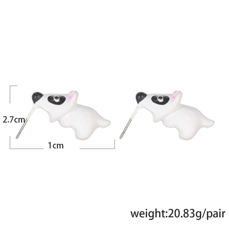 6 Styles Animal Cartoon Cute Ear Studs Female Jewelry Fun Gift Accessories