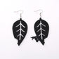 Caterpillar Leaf Drop Earrings Hip Hop Women Party Gift Jewelry Ear Fashion