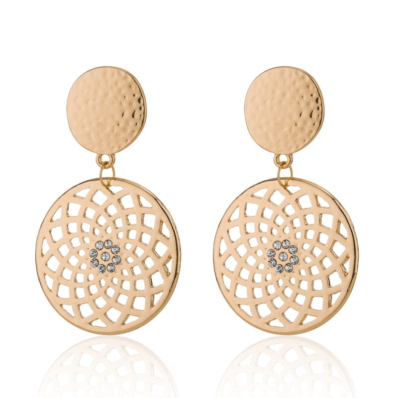 Mandala Drop Earrings Women Travel Fashion Cartoon Earrings Creative Jewelry