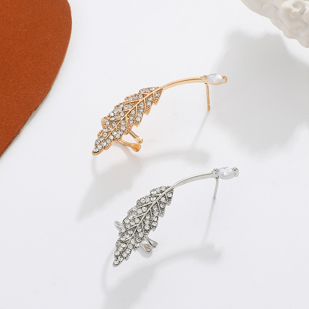 Feather Earring Studs Ear Ornaments Gift Earrings Jewelry Accessories