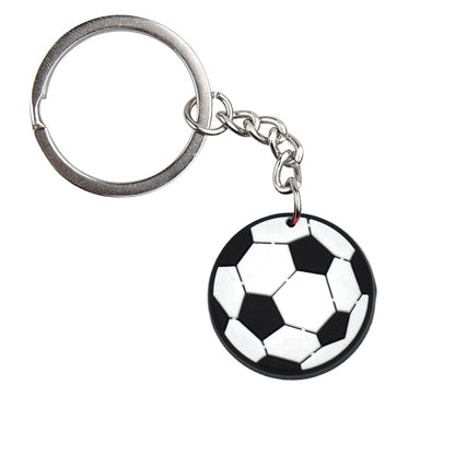 Simple Ball Soccer Football Keychain Party Gift Cute Keyring Cartoon DIY Jewelry