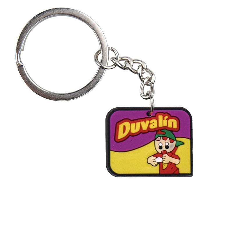 32 Styles Mexican food French Fries Keychain Cartoon Creative Gift Key Holder